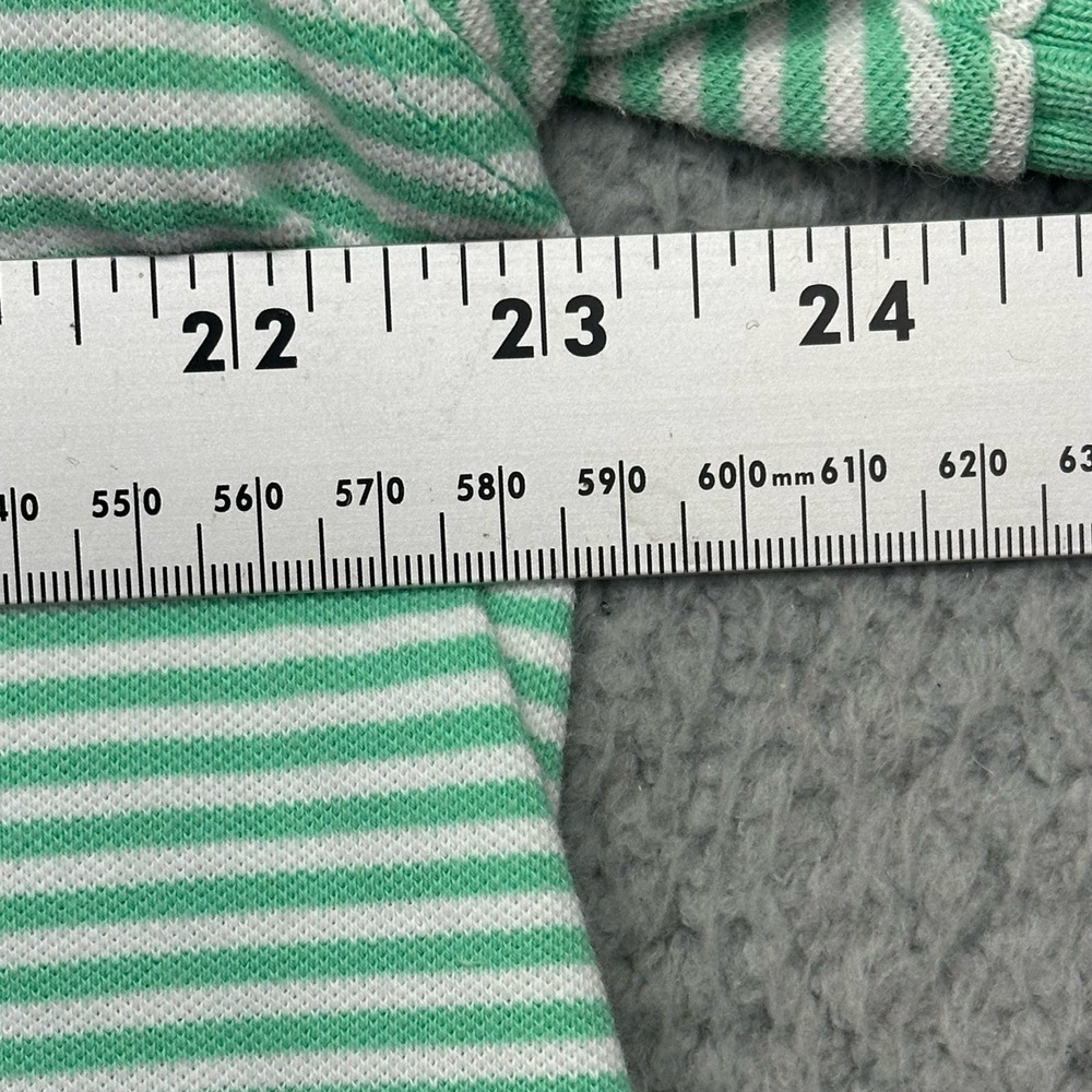 Southern Tide The Skipjack Mens Large Green Striped Polo Collared Golf Shirt - Picture 9 of 15